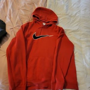 Mens Nike Hoodie Red XL